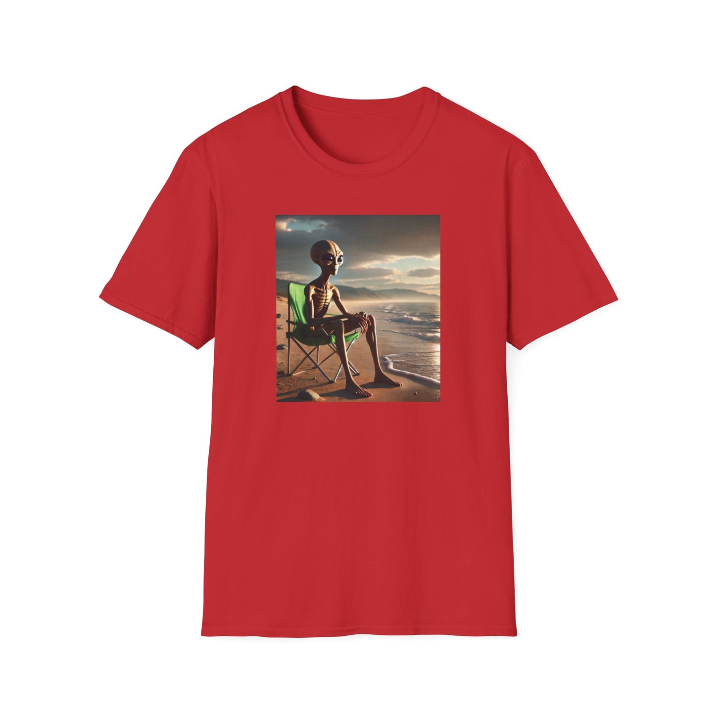 Alien Beach Contemplation T-Shirt