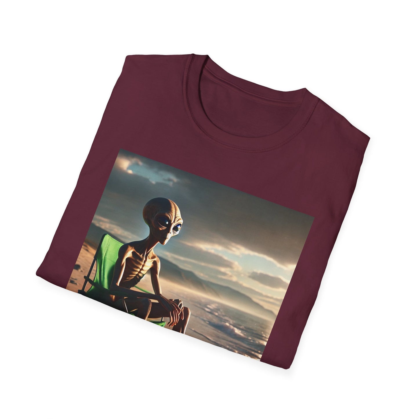 Alien Beach Contemplation T-Shirt