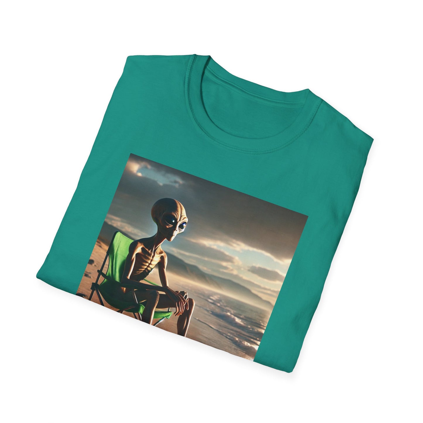 Alien Beach Contemplation T-Shirt