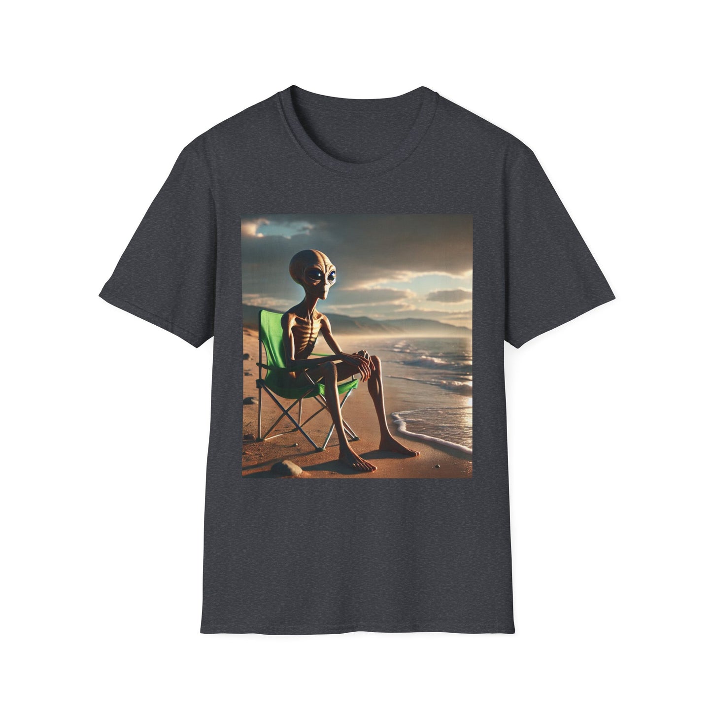 Alien Beach Contemplation T-Shirt