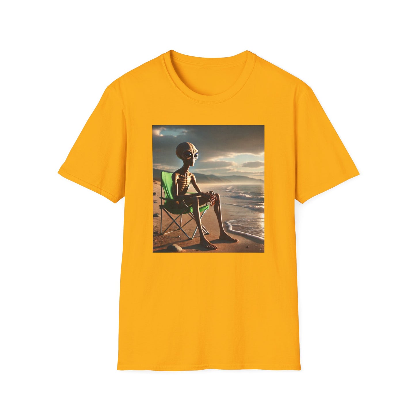 Alien Beach Contemplation T-Shirt