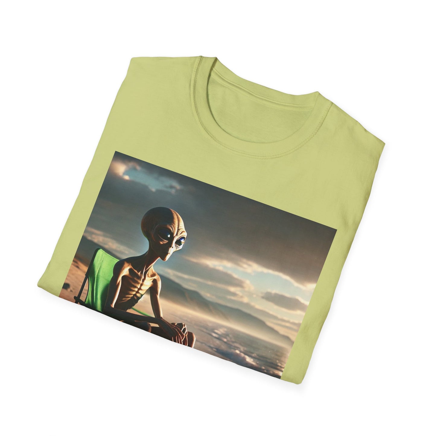 Alien Beach Contemplation T-Shirt