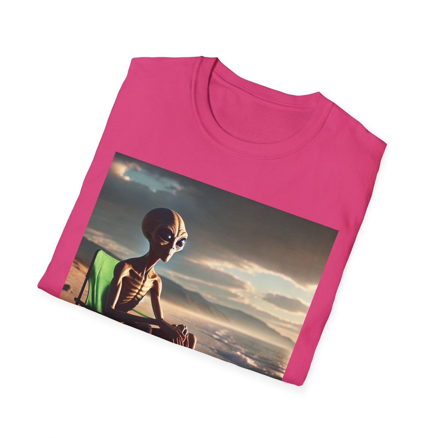 Alien Beach Contemplation T-Shirt