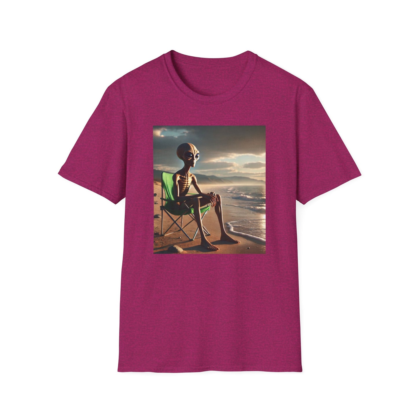 Alien Beach Contemplation T-Shirt