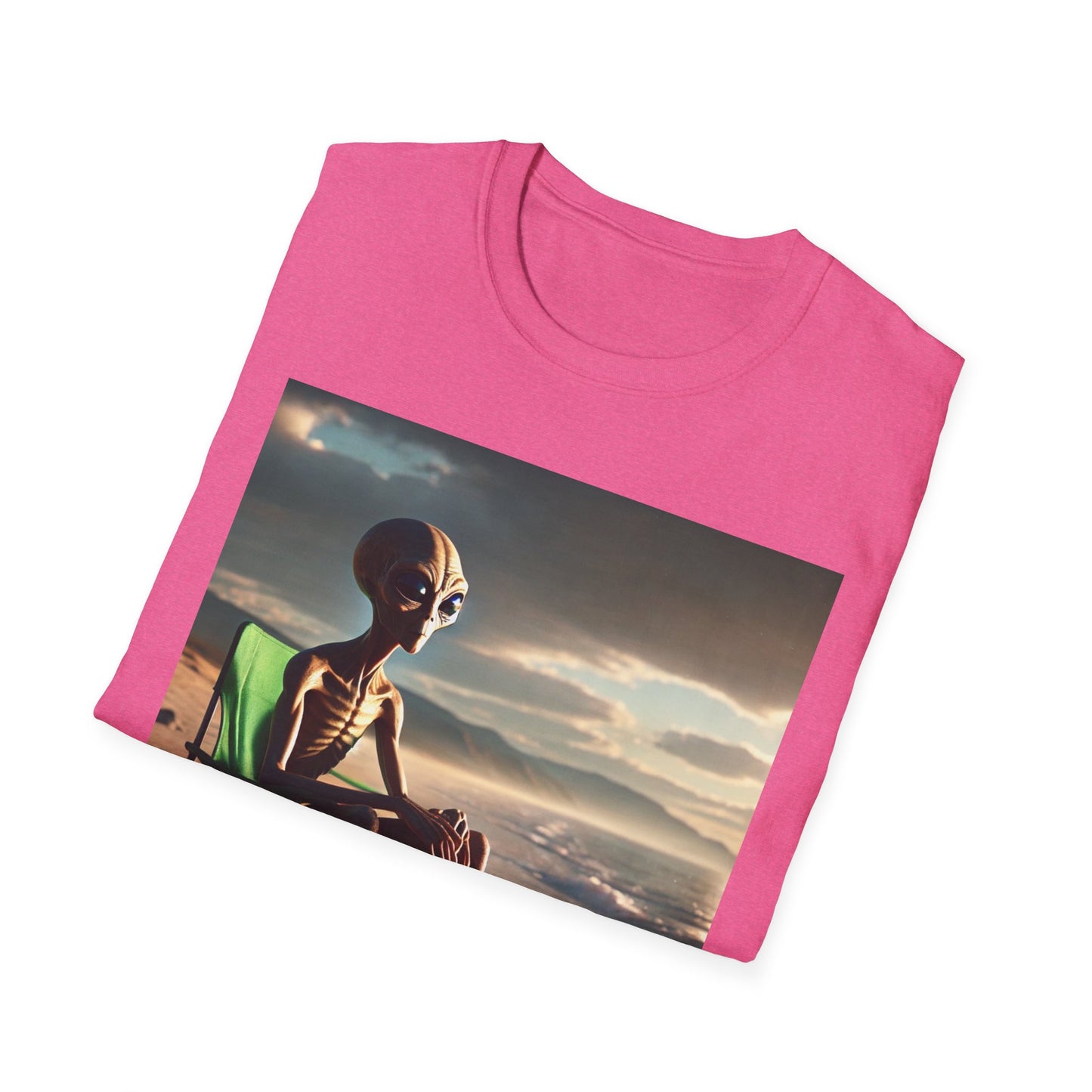 Alien Beach Contemplation T-Shirt