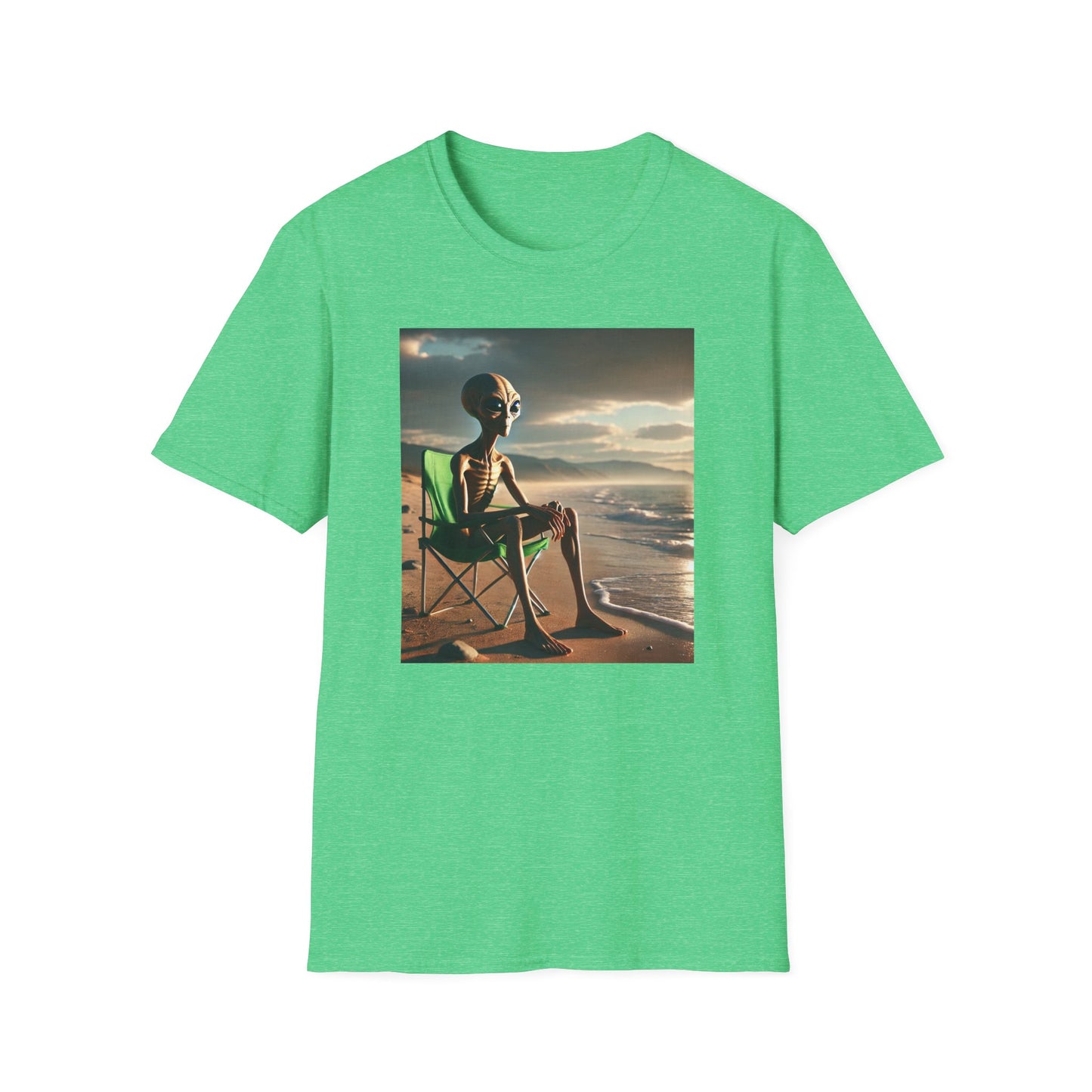 Alien Beach Contemplation T-Shirt