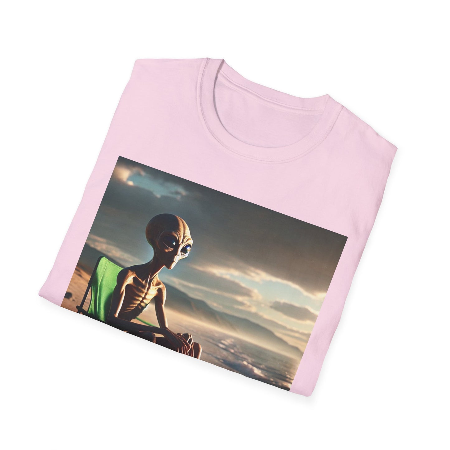 Alien Beach Contemplation T-Shirt