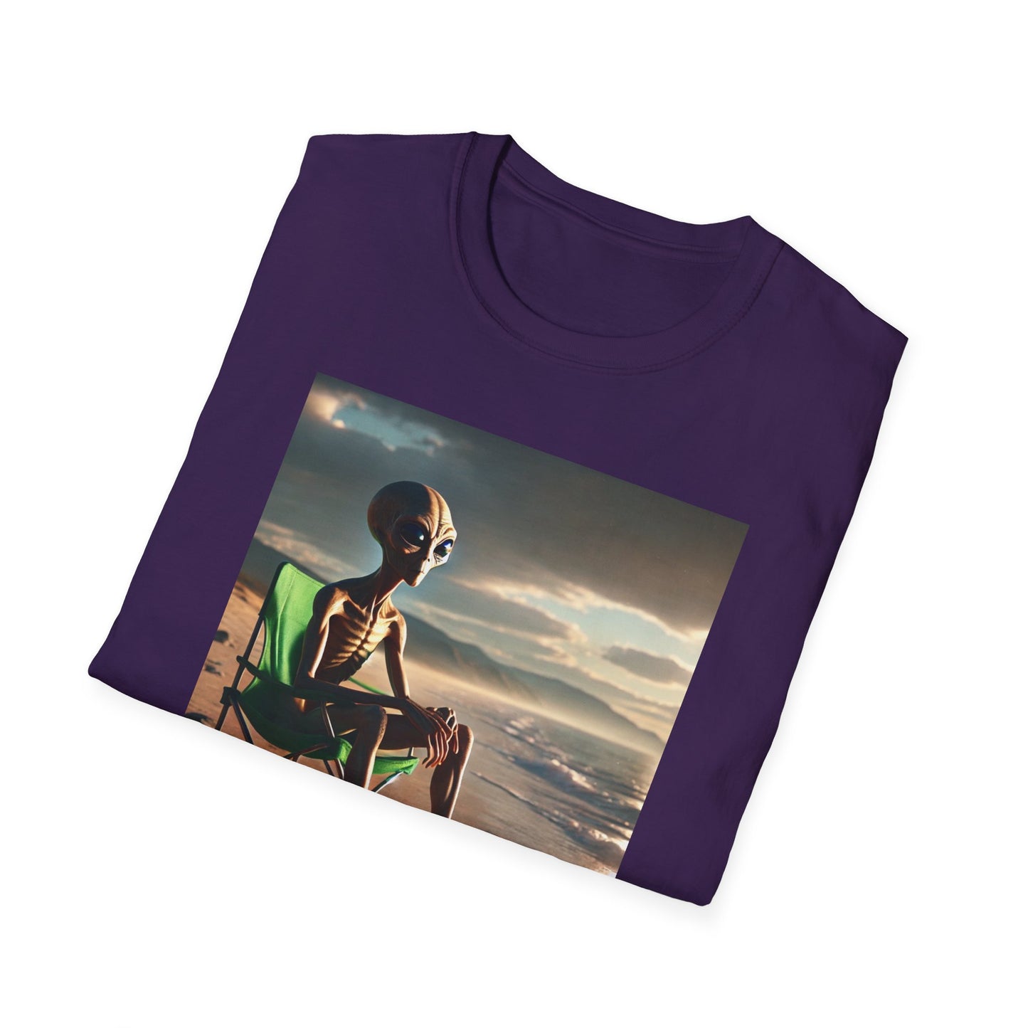 Alien Beach Contemplation T-Shirt