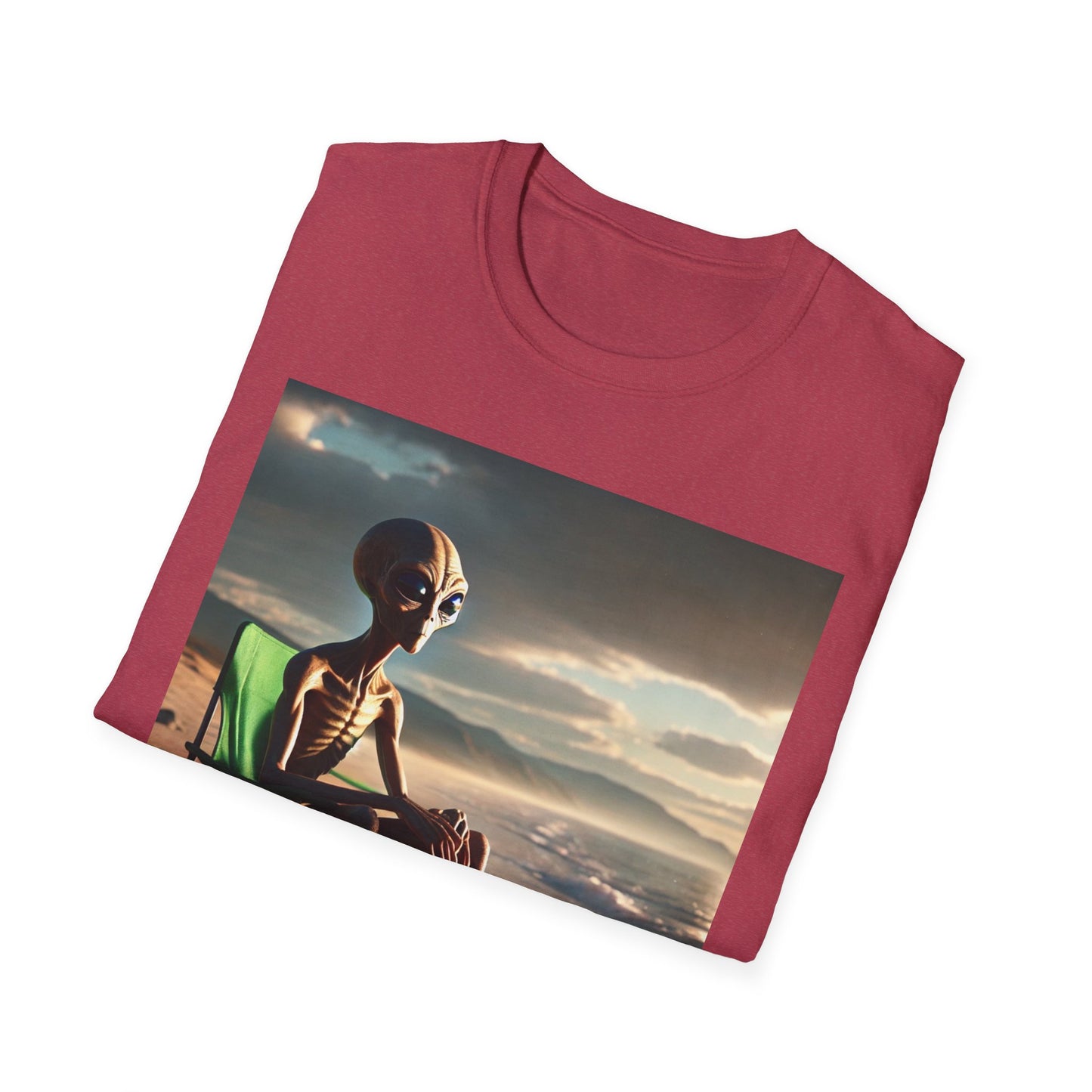 Alien Beach Contemplation T-Shirt