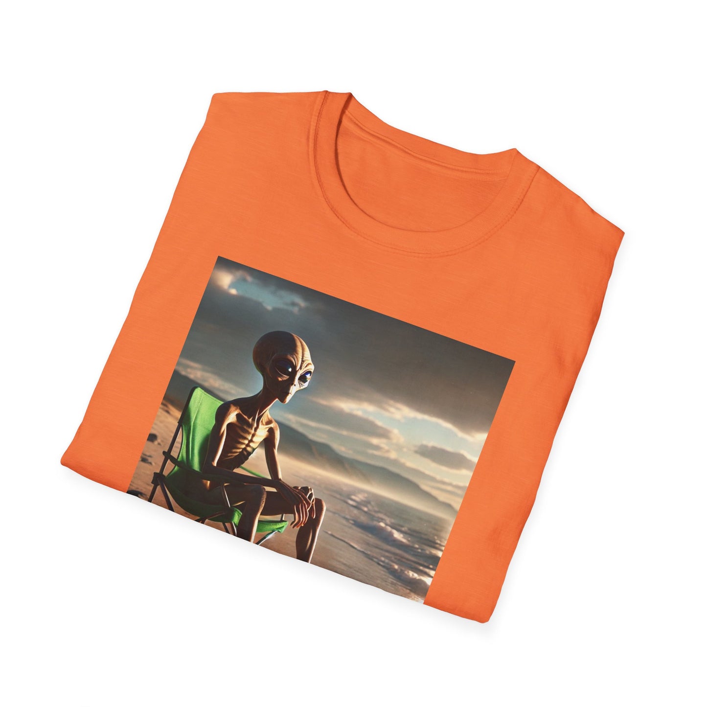 Alien Beach Contemplation T-Shirt