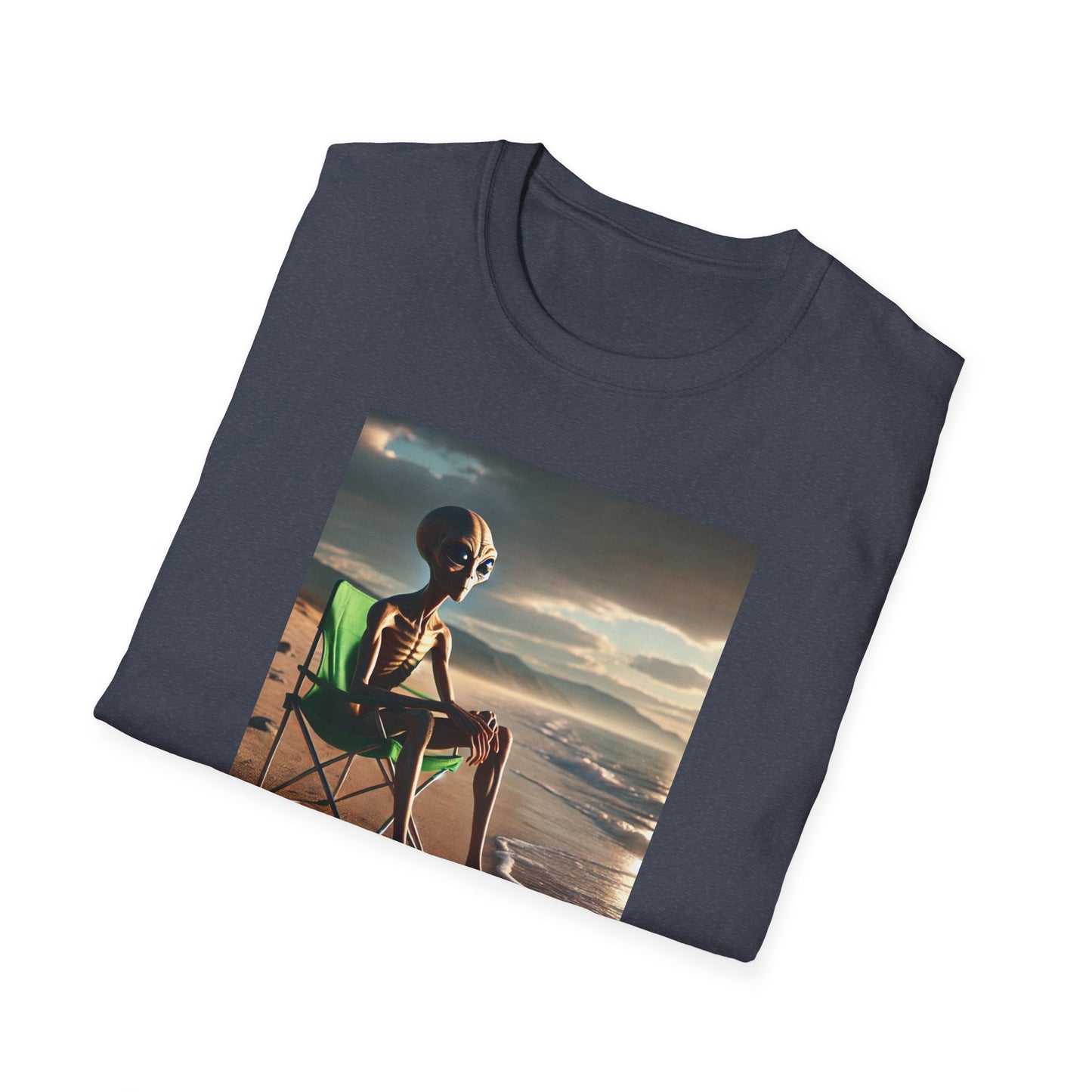 Alien Beach Contemplation T-Shirt