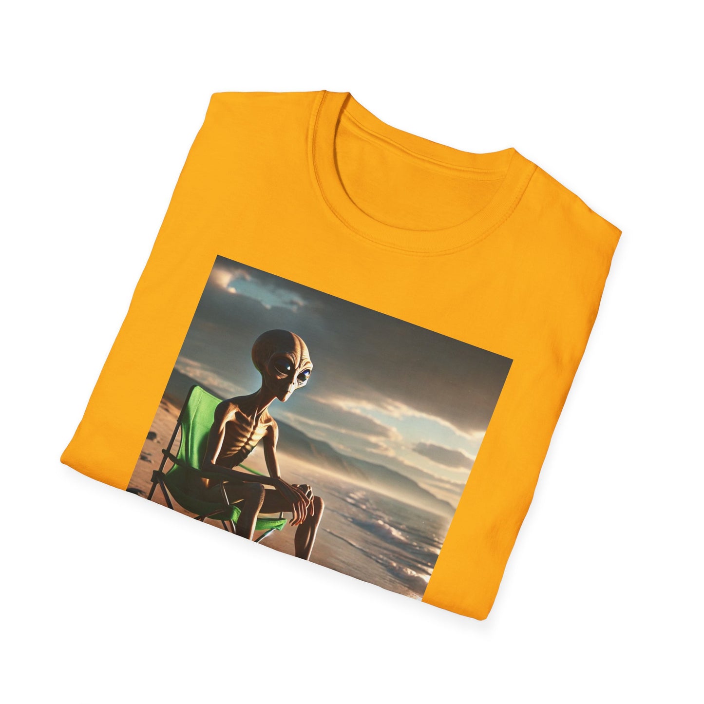 Alien Beach Contemplation T-Shirt