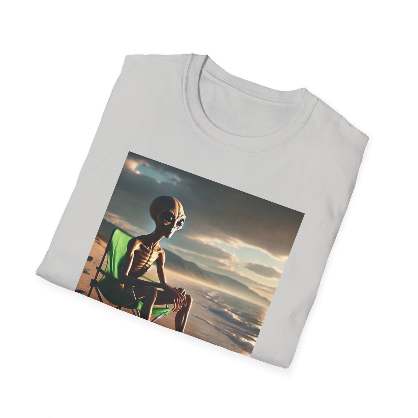 Alien Beach Contemplation T-Shirt