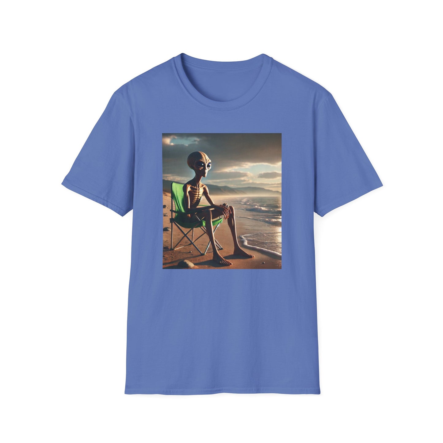 Alien Beach Contemplation T-Shirt