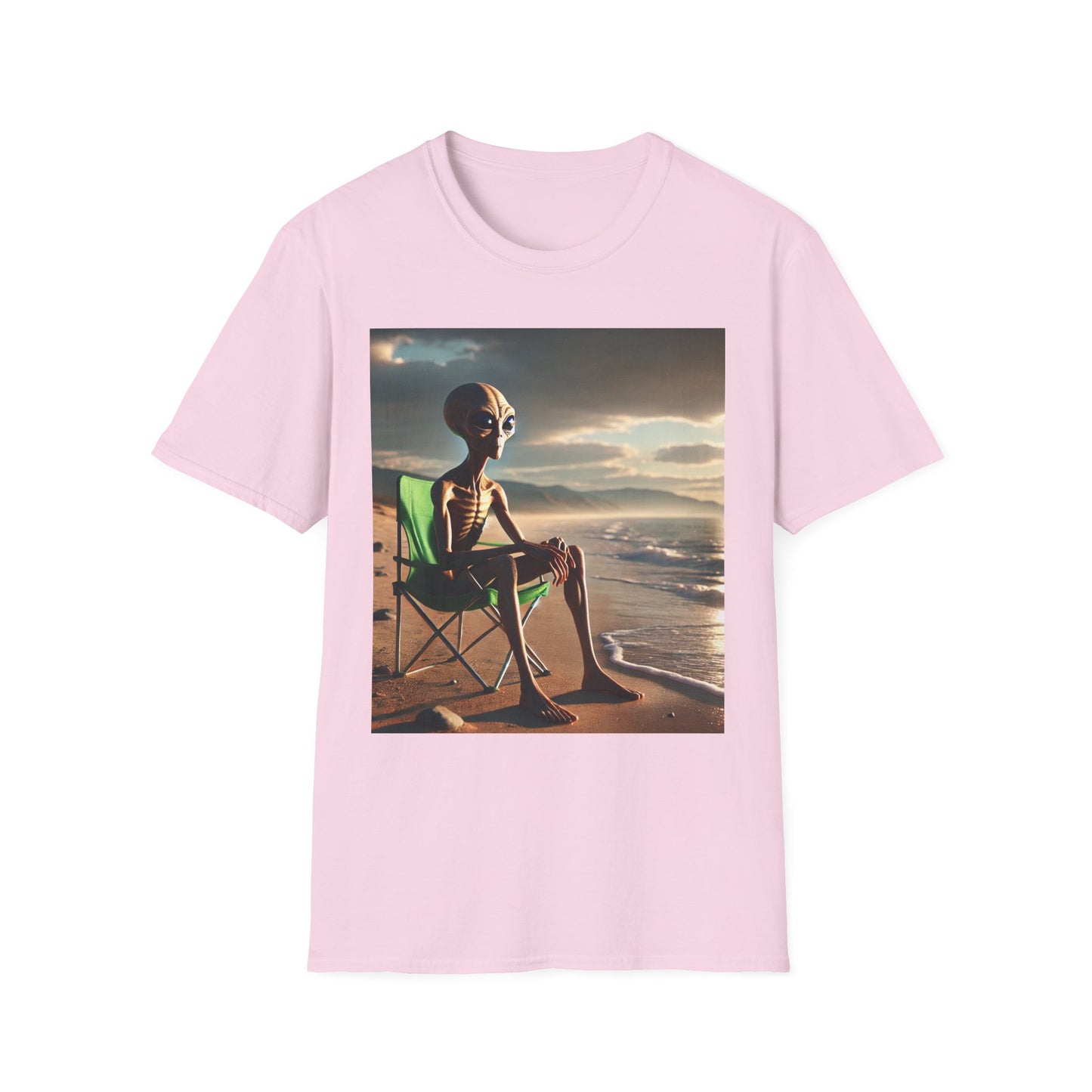 Alien Beach Contemplation T-Shirt