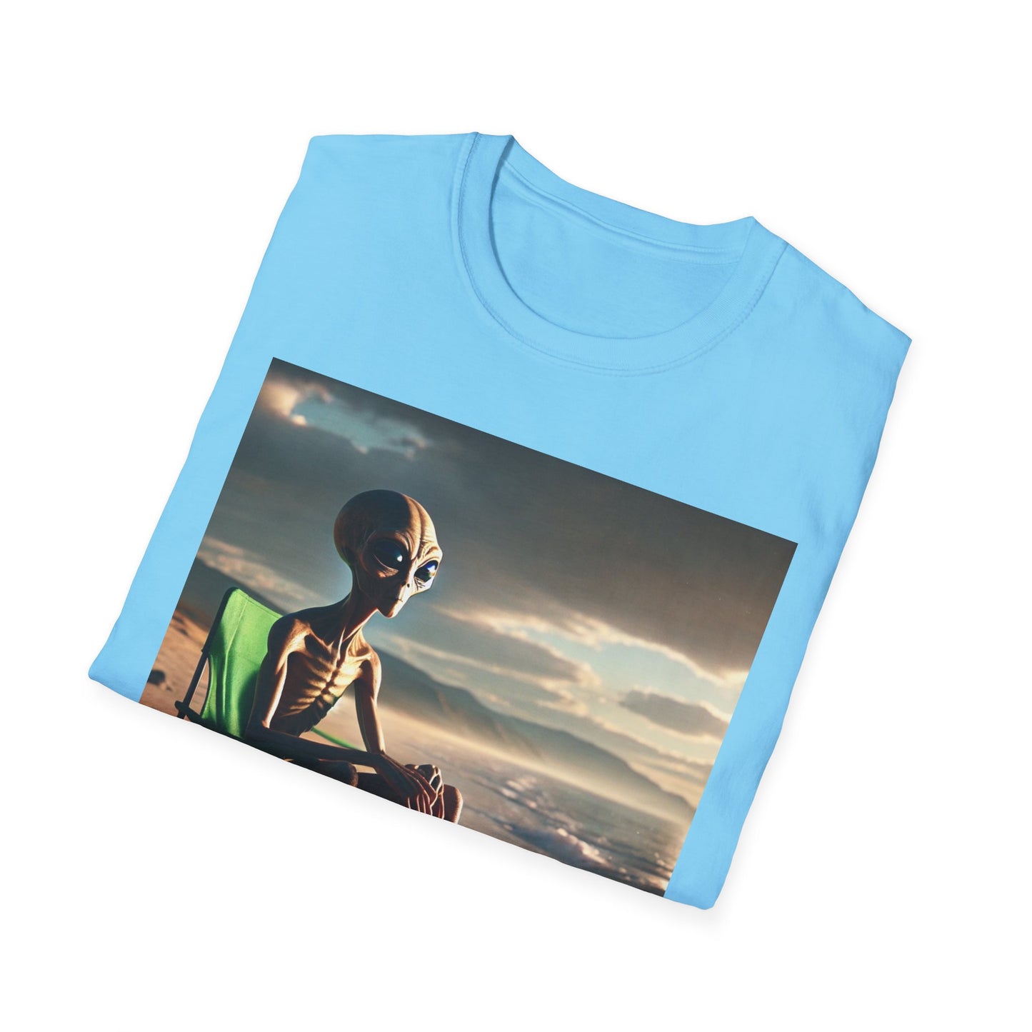 Alien Beach Contemplation T-Shirt