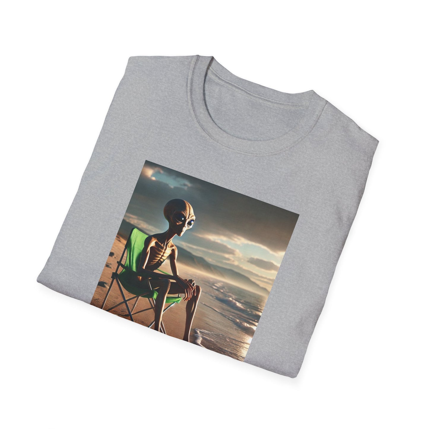 Alien Beach Contemplation T-Shirt