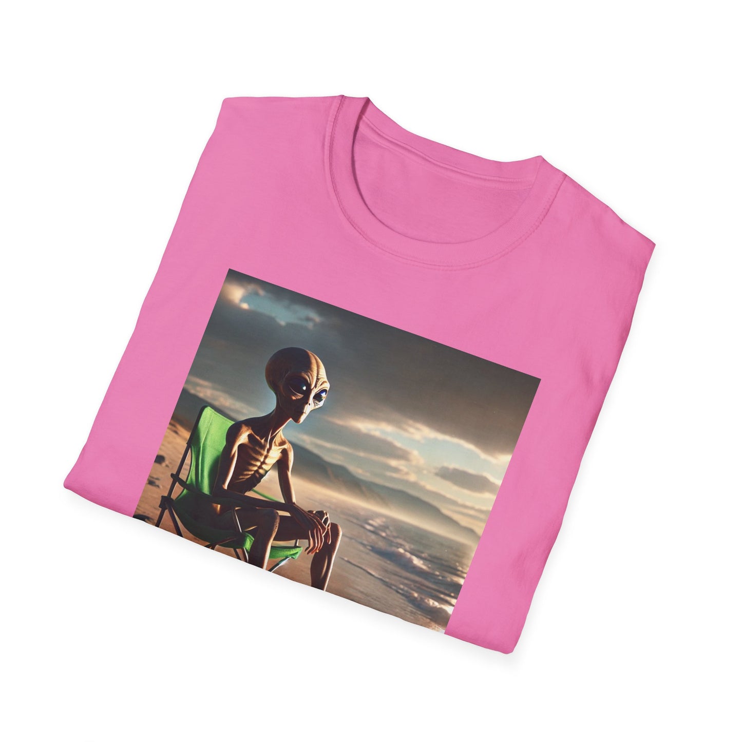 Alien Beach Contemplation T-Shirt