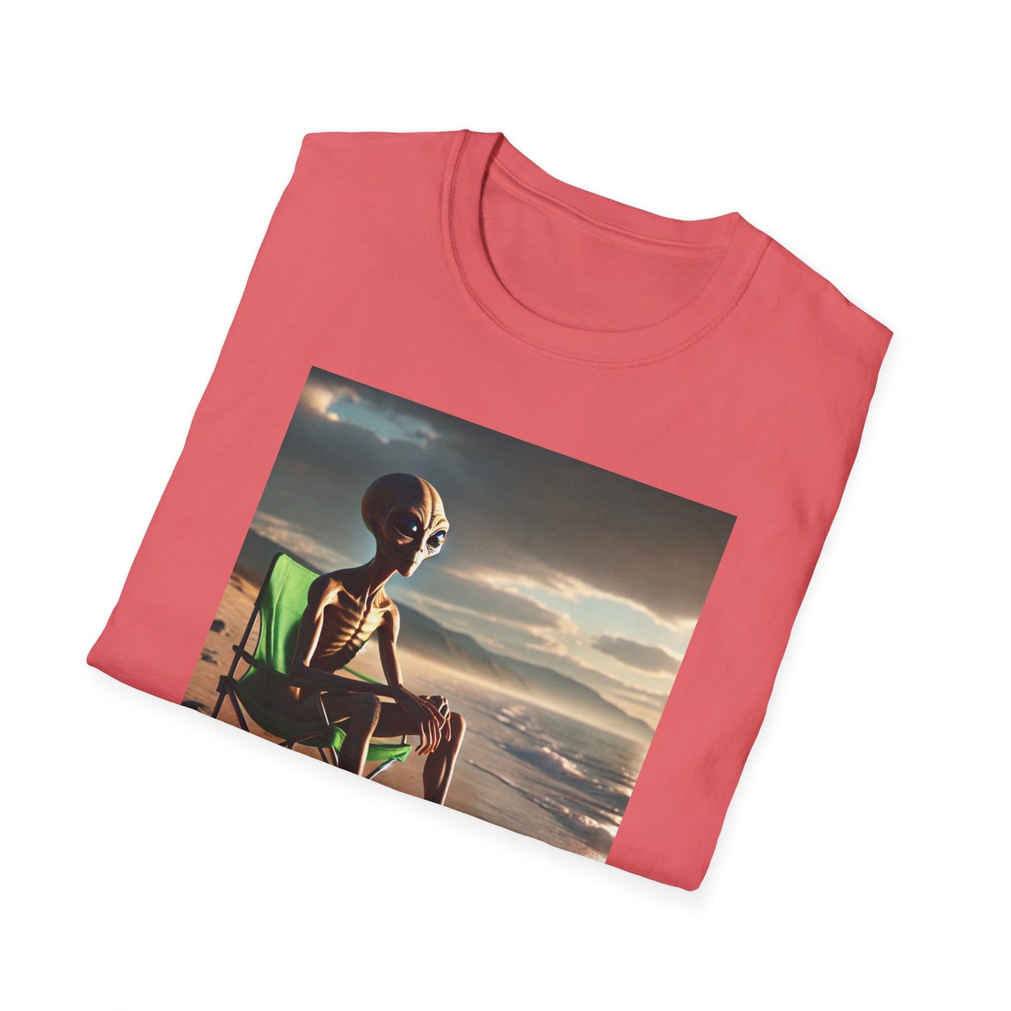 Alien Beach Contemplation T-Shirt