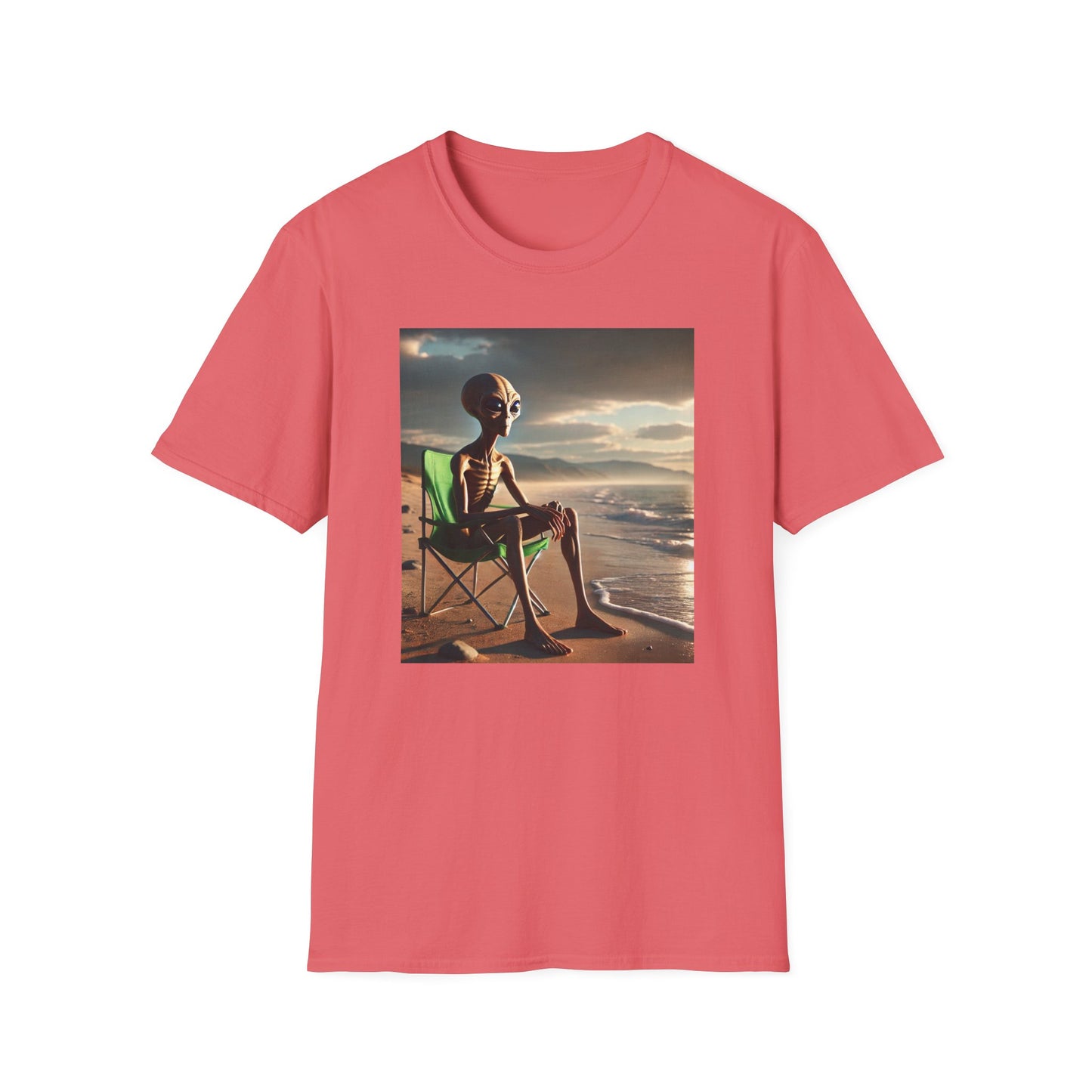 Alien Beach Contemplation T-Shirt