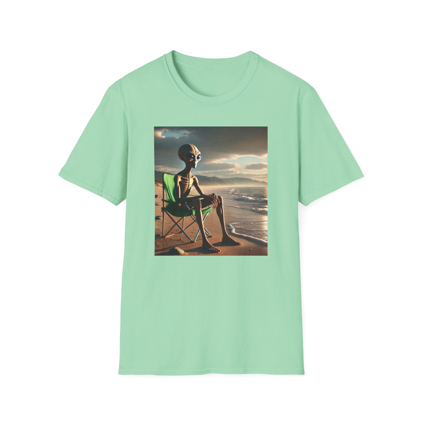 Alien Beach Contemplation T-Shirt