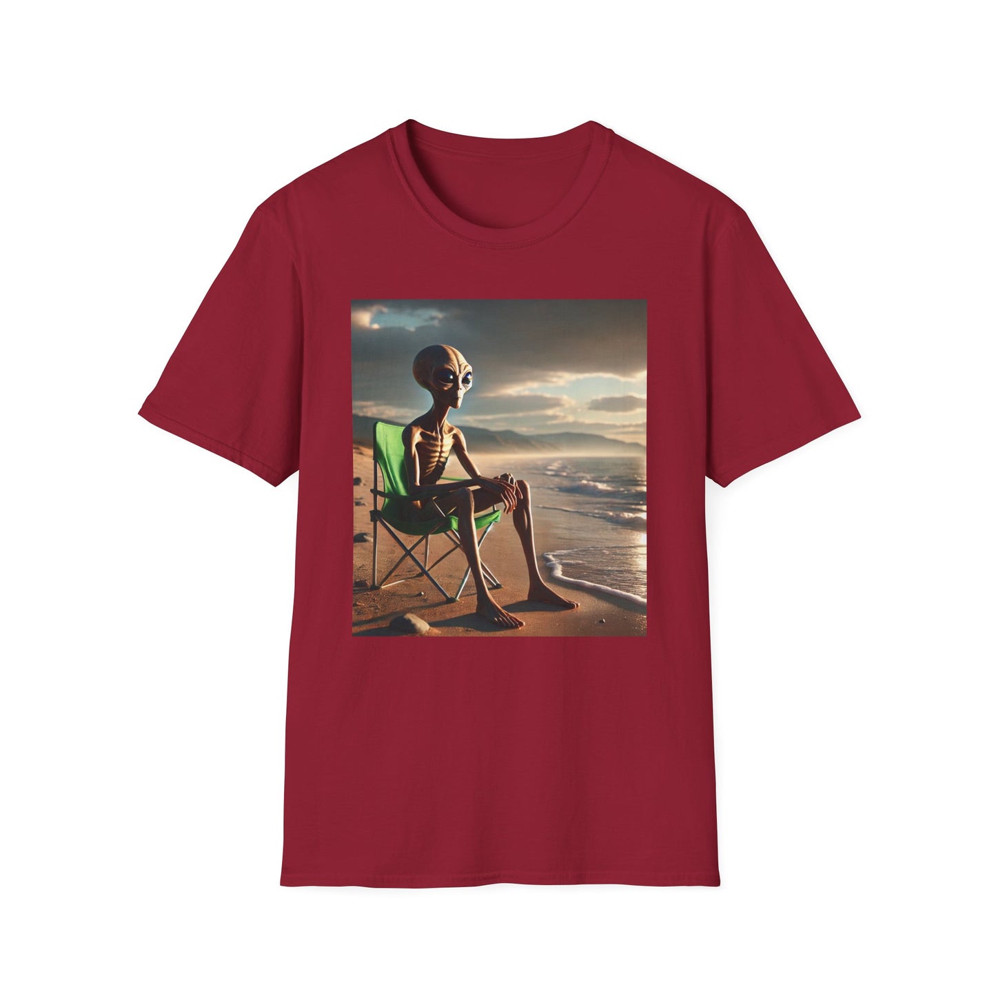 Alien Beach Contemplation T-Shirt