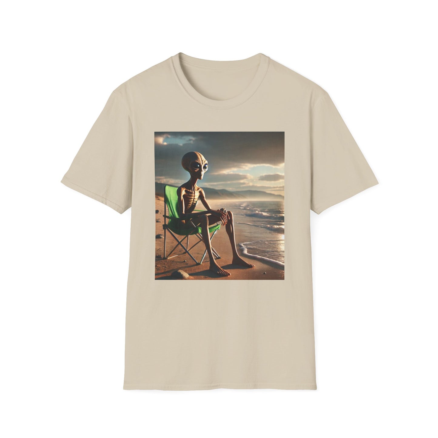 Alien Beach Contemplation T-Shirt