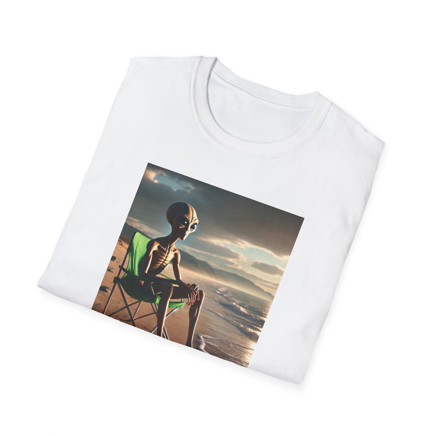 Alien Beach Contemplation T-Shirt