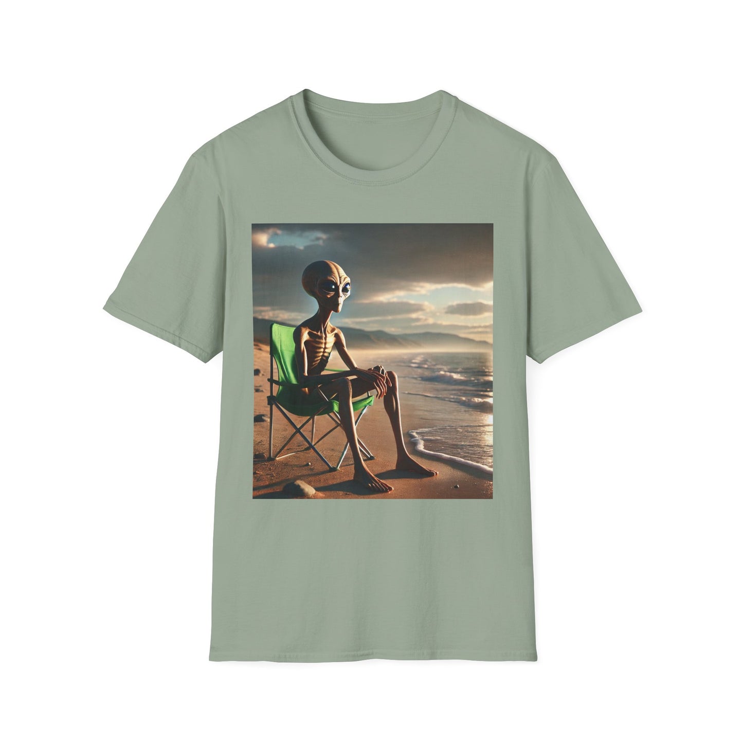 Alien Beach Contemplation T-Shirt