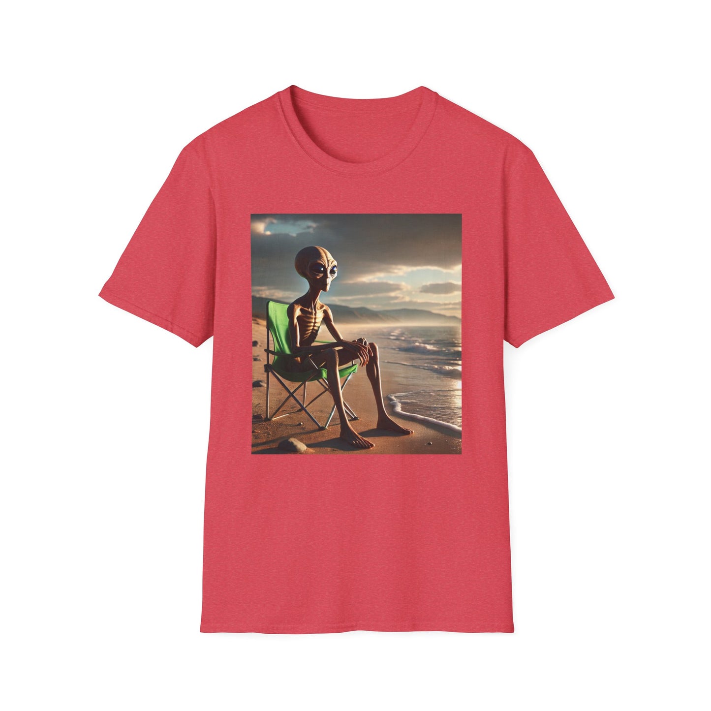 Alien Beach Contemplation T-Shirt