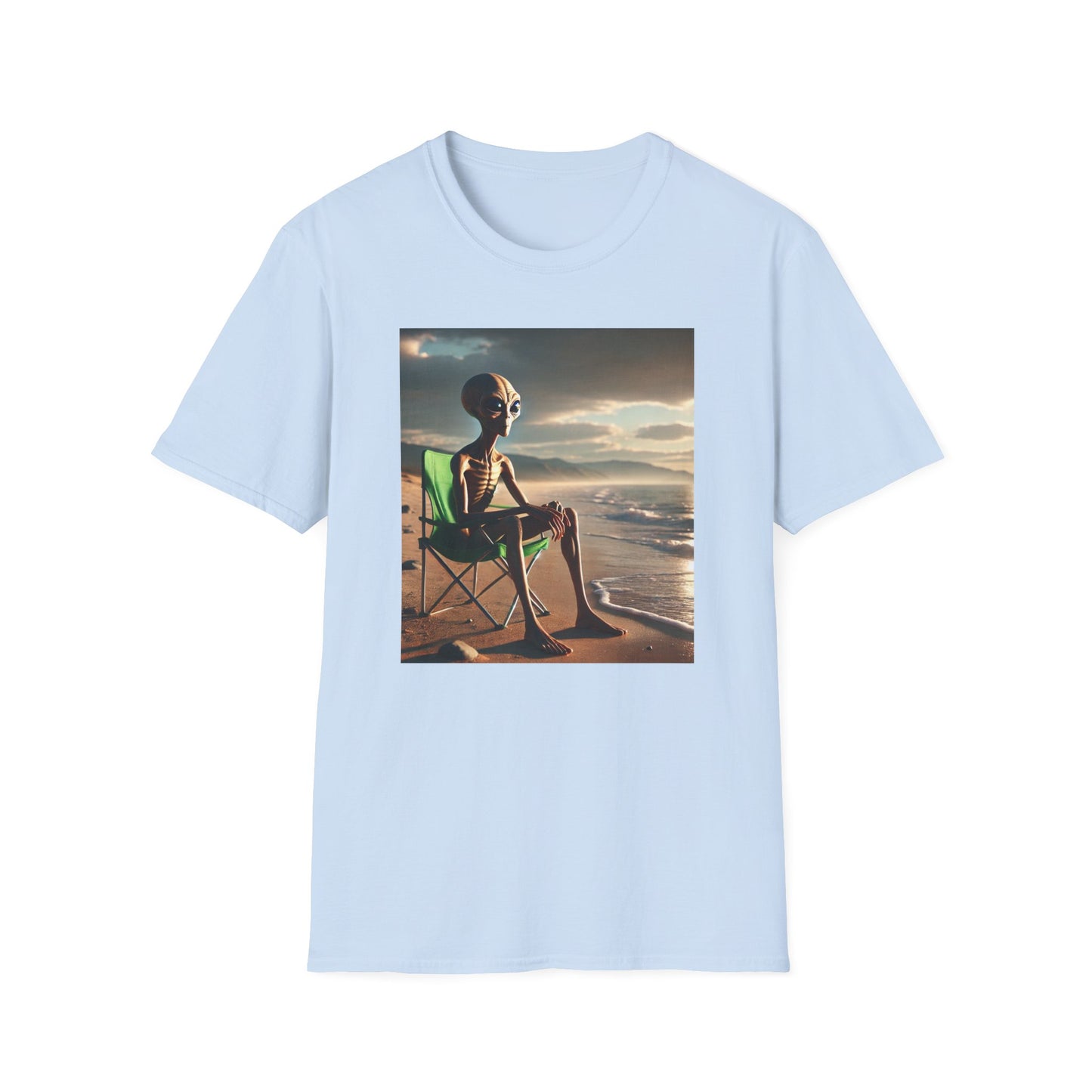 Alien Beach Contemplation T-Shirt