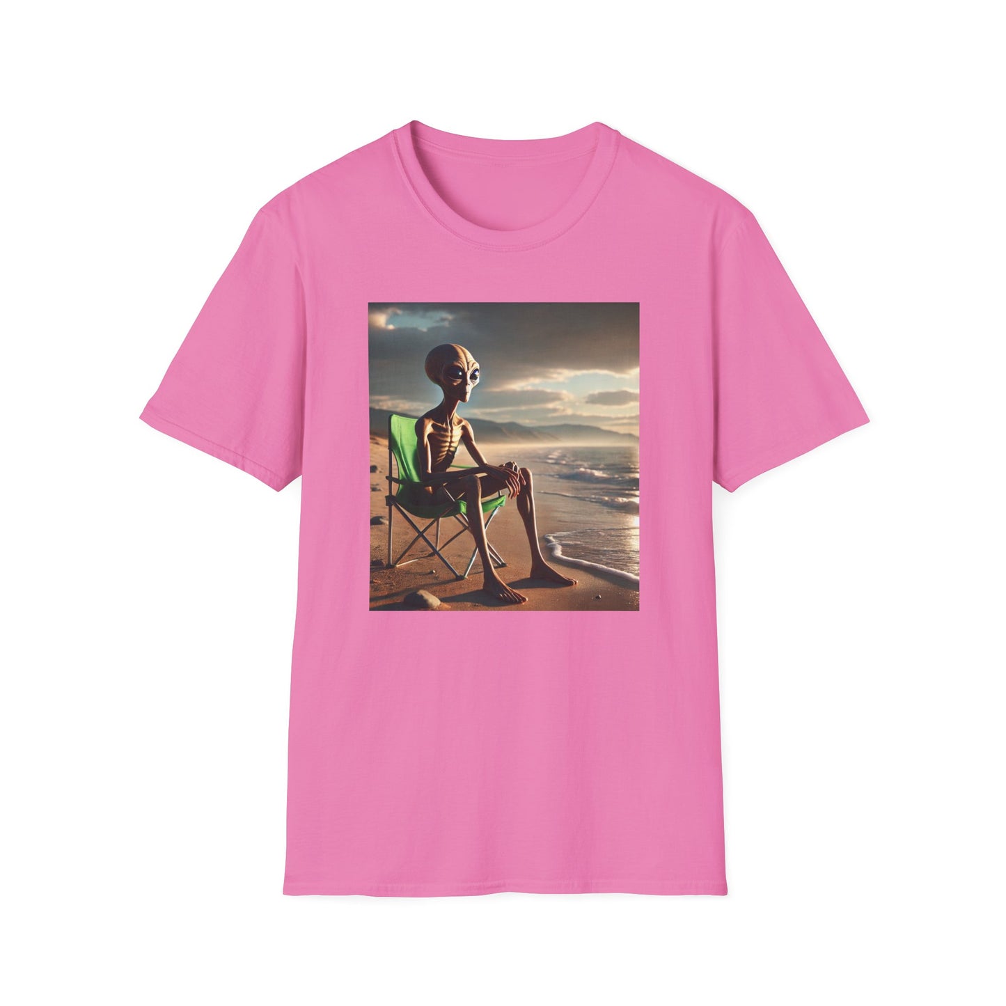 Alien Beach Contemplation T-Shirt