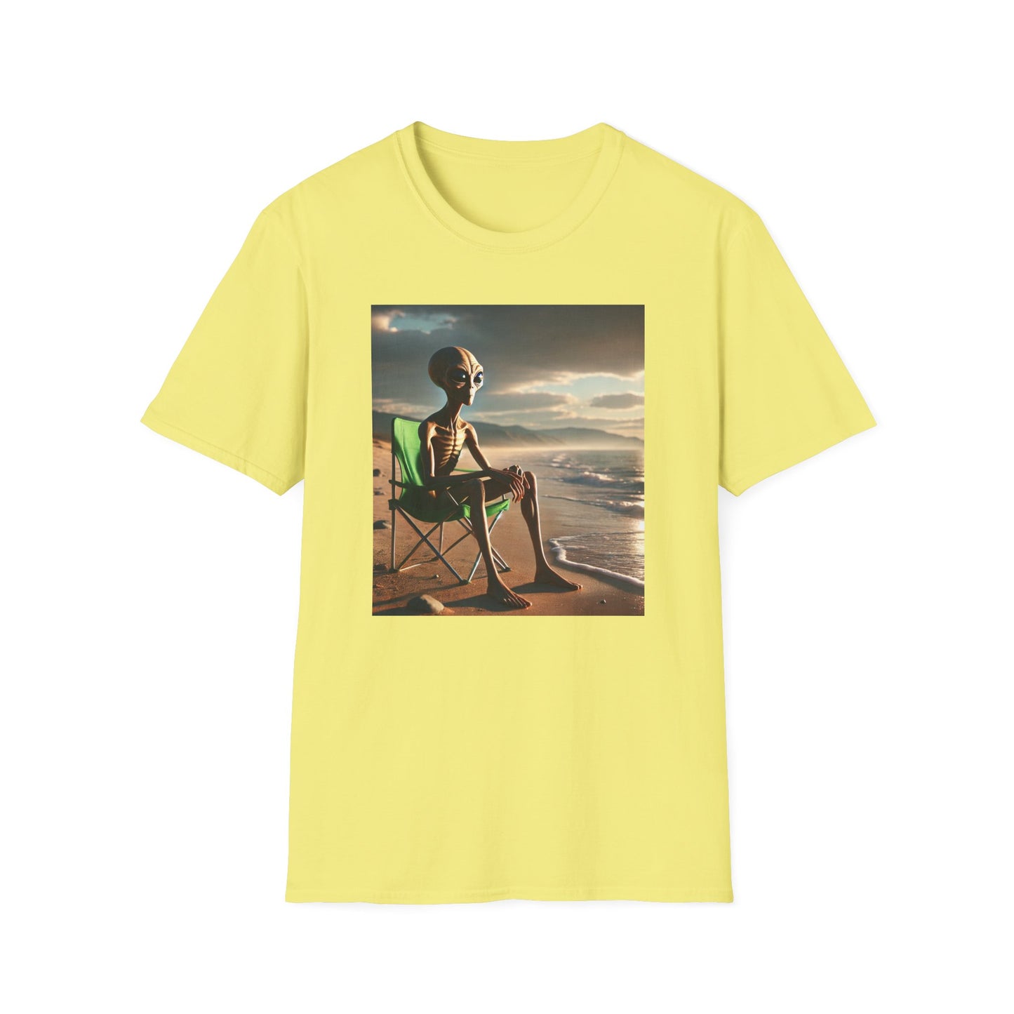 Alien Beach Contemplation T-Shirt