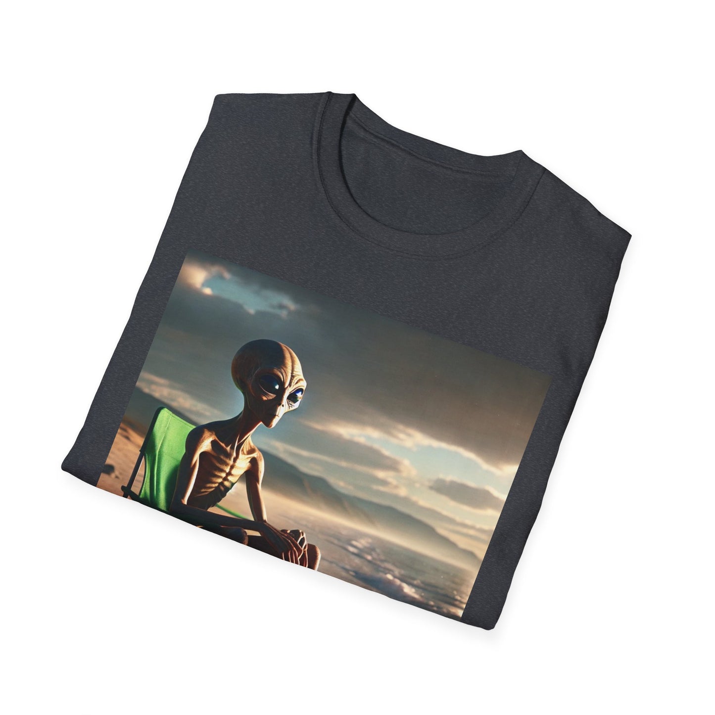 Alien Beach Contemplation T-Shirt