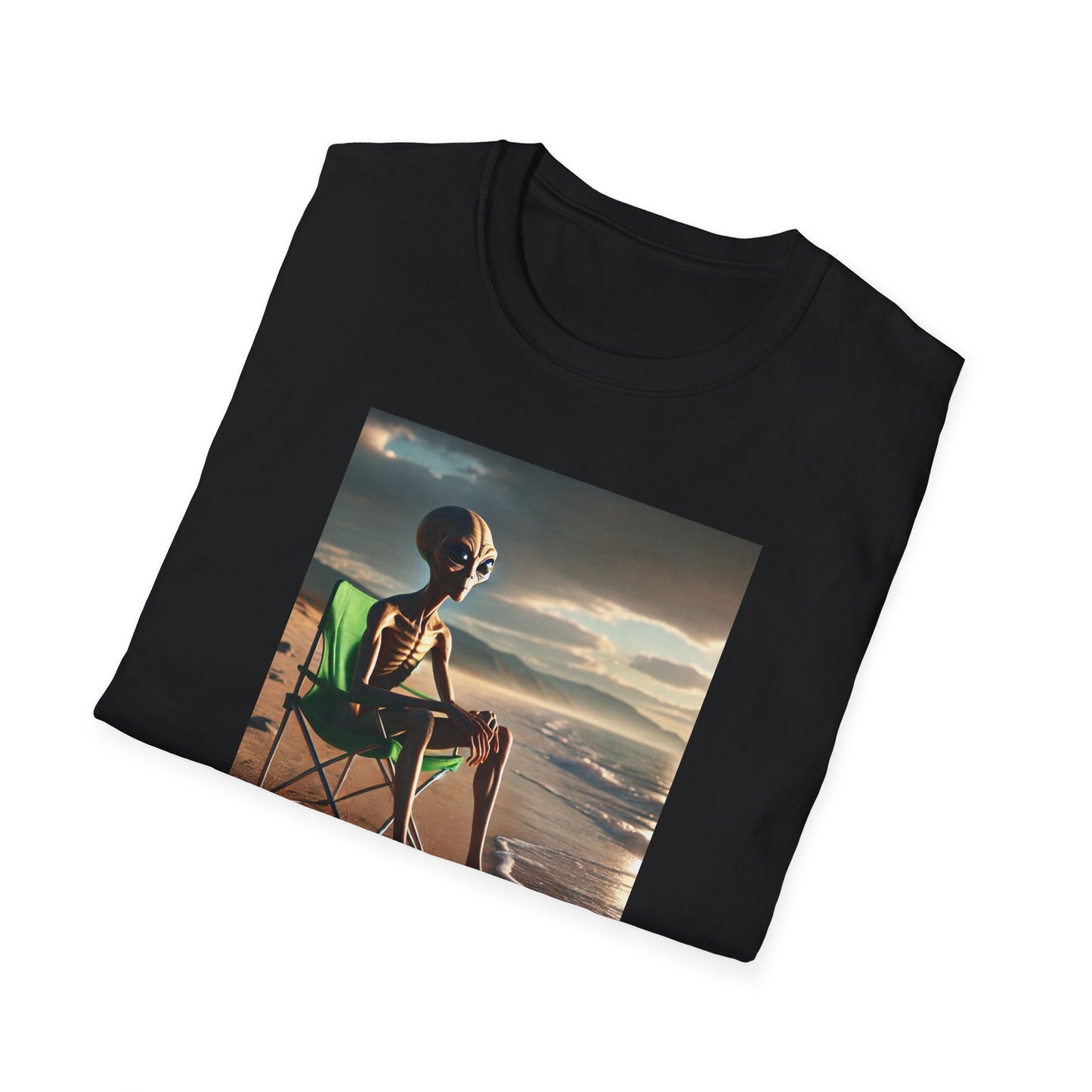 Alien Beach Contemplation T-Shirt