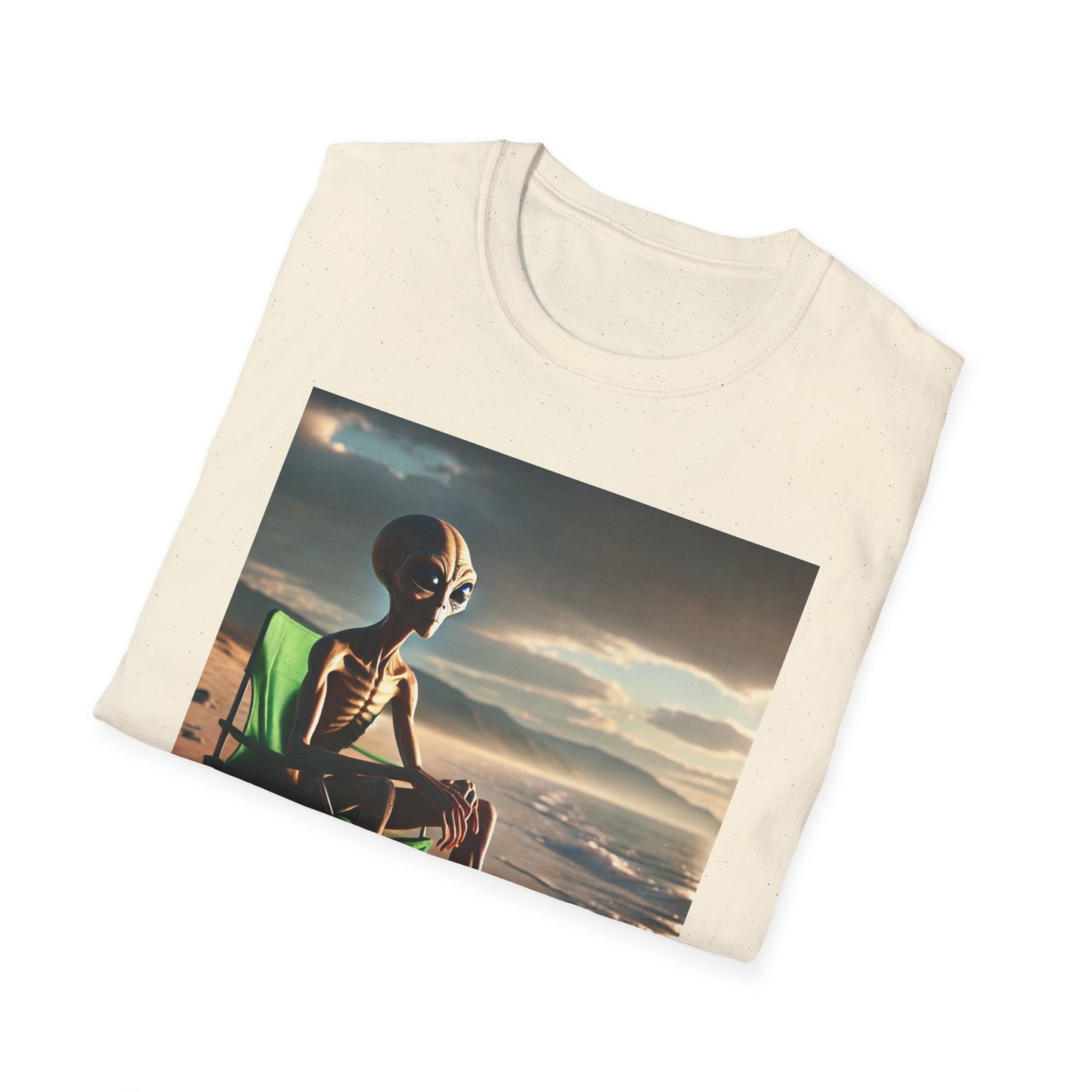 Alien Beach Contemplation T-Shirt