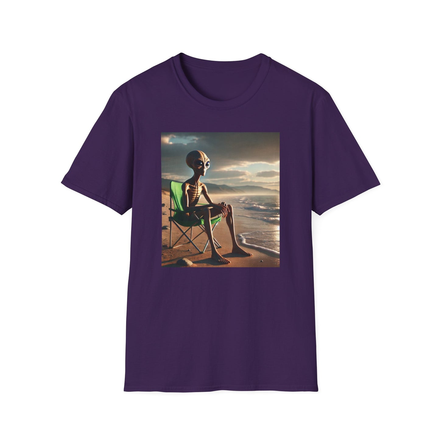 Alien Beach Contemplation T-Shirt