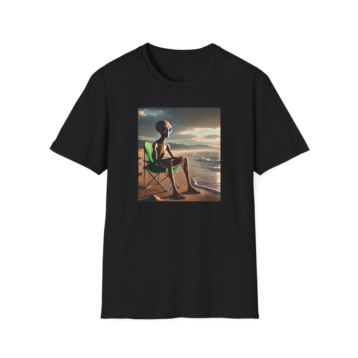 Alien Beach Contemplation T-Shirt