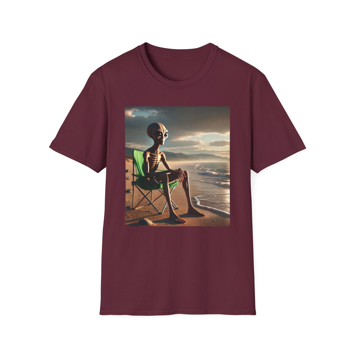 Alien Beach Contemplation T-Shirt