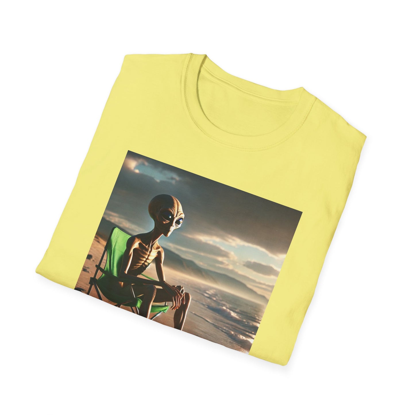 Alien Beach Contemplation T-Shirt