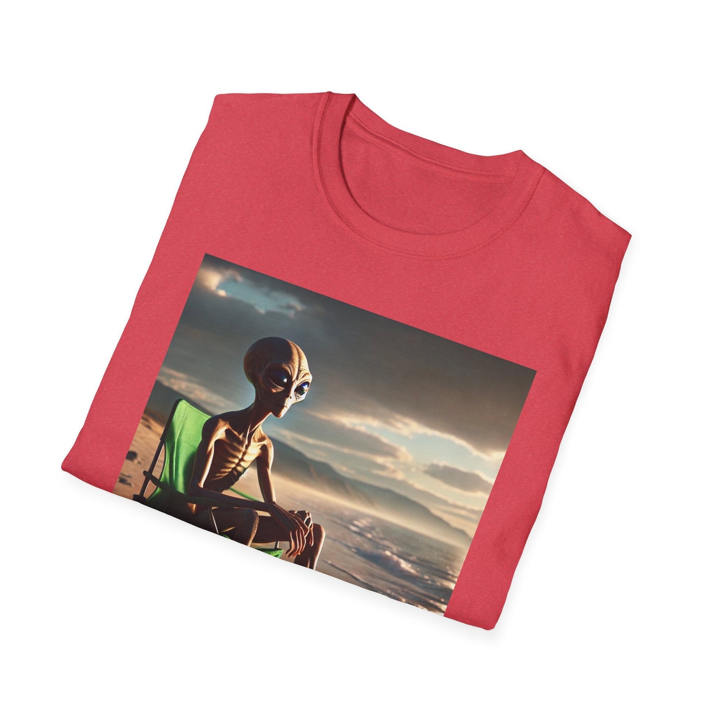 Alien Beach Contemplation T-Shirt