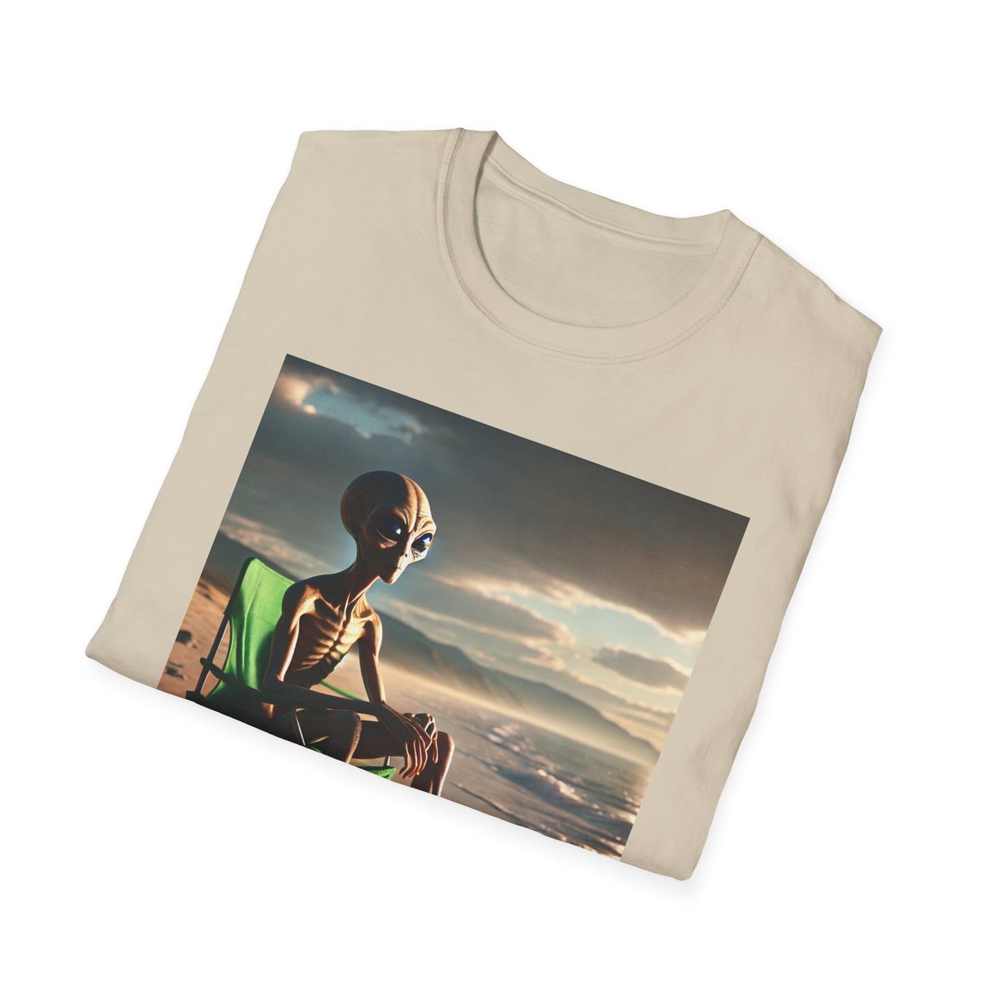 Alien Beach Contemplation T-Shirt