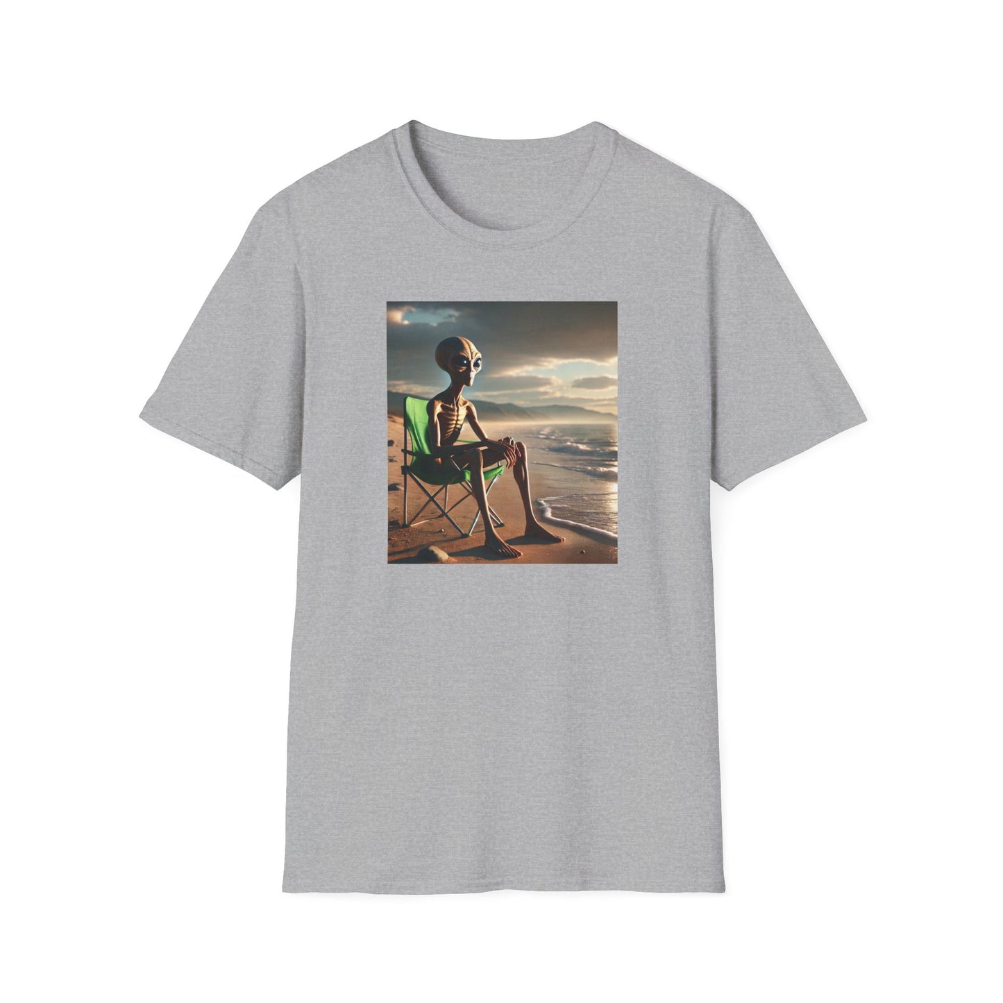 Alien Beach Contemplation T-Shirt