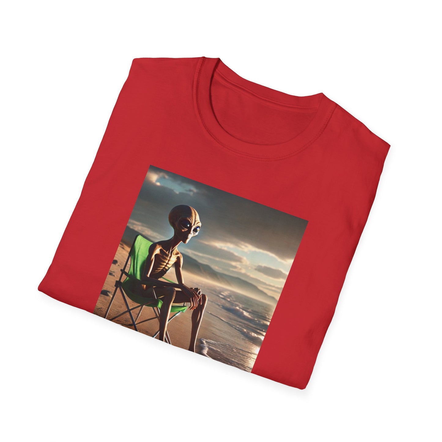 Alien Beach Contemplation T-Shirt